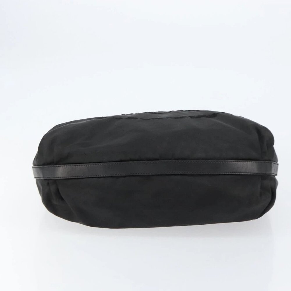 PRADA Shoulder Bag Nylon Black Silver Auth ka421 - Picture 7 of 16